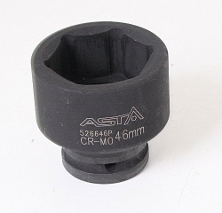 Ključ nasadni kovani 46 mm 12-ugaona prihvat 3/4 dužina 62 mm ASTA